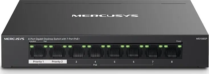 Коммутатор Mercusys MS108GP Photo 2