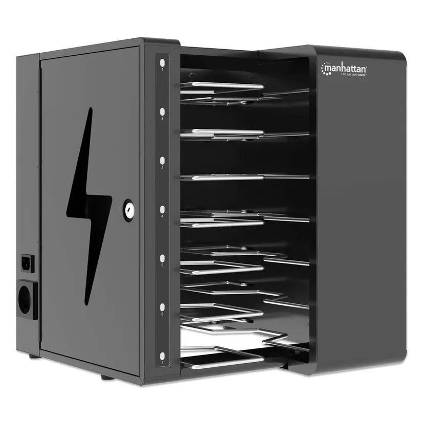 Зарядный шкаф для ноутбуков Manhattan USB-C на 7 устройств Photo 2