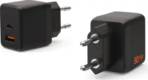 URBAN ARMOR SRGE GaN Сетевое зарядное устройство 30W Power Delivery 1x USB-C 1x USB-A Черный
