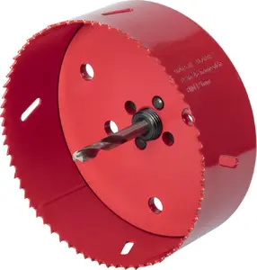 Wolfcraft BiM kroņurbis 121 mm komplekts ar adapteri un centrēšanas urbi