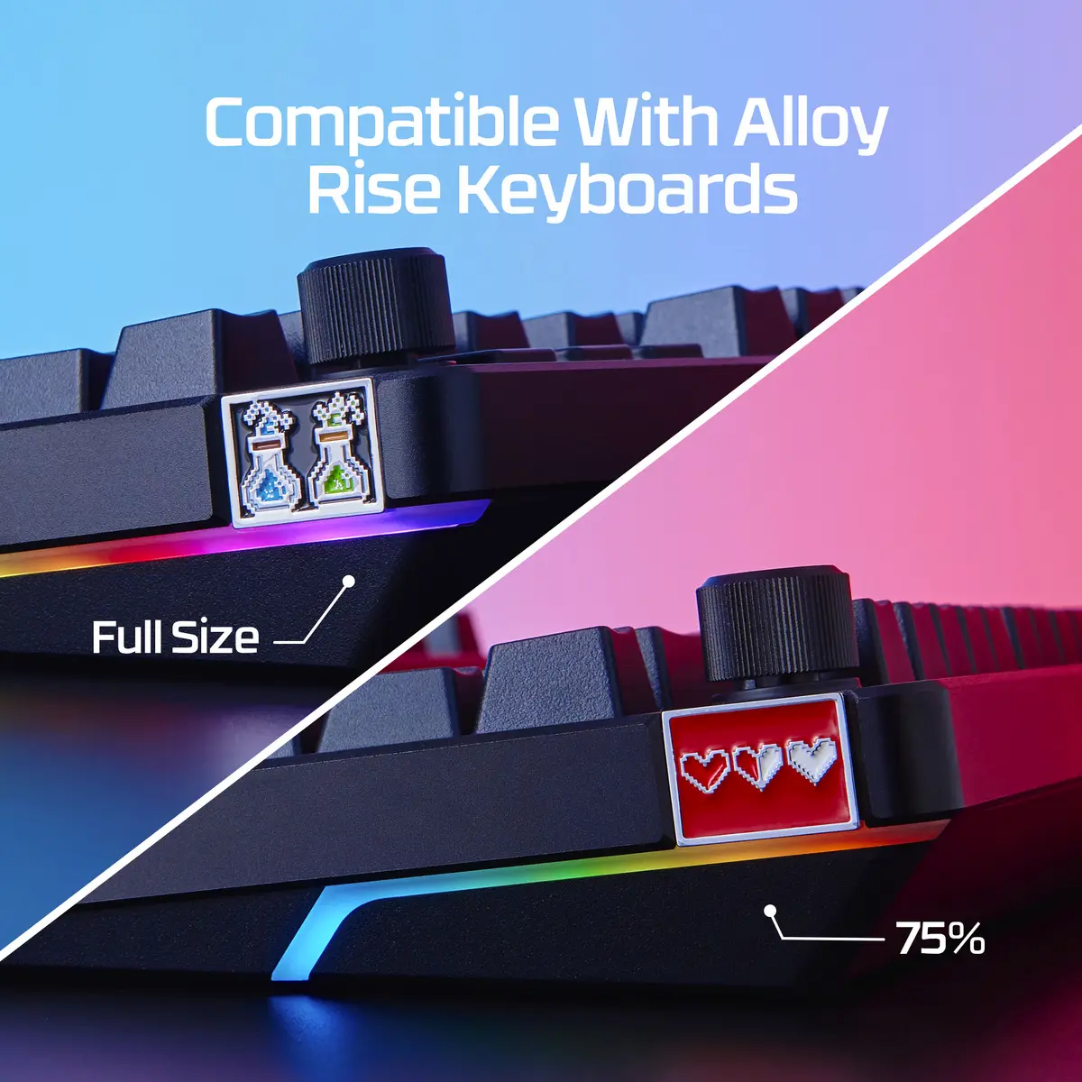 Магнитные значки HyperX 8 Bit Magnetic Badges для клавиатуры Photo 6