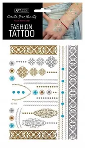 Chlapu Chlap ARTLOOK Металлические переводные татуировки микс цветов и дизайнов