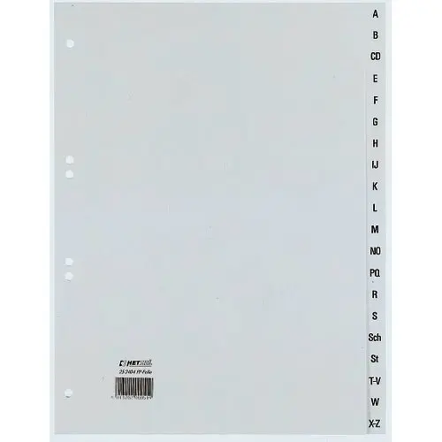 Алфавитные разделители REXEL ПП серые А-Я Photo 2