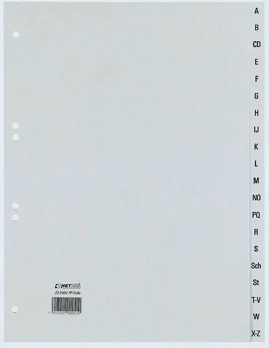 Алфавитные разделители REXEL ПП серые А-Я Photo 3