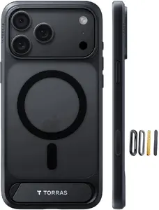 Чехол для смартфона Torras Ostand L1 для iPhone 2026 Pro Черный