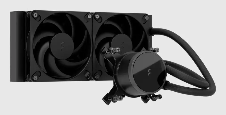 Fractal Design Radius 240 Black Viss