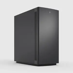 Fractal Design Define One Dark Solid Midi Tower PC Case Black with 3x 120 mm Front Fans and ATX Power Supply Support