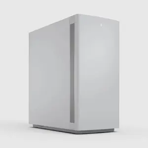 Fractal Design Define One Light Solid Midi Tower White PC Case with 4 Pre-installed Fans and ATX Power Supply Support