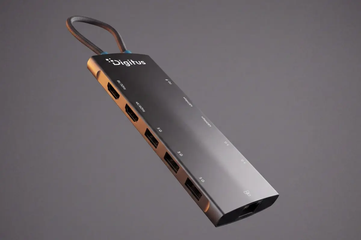 DIGITUS USB-C Dokstacija 11-Portu Photo 8