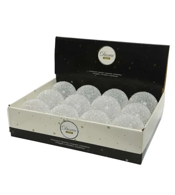DECORIS Sh.prf bauble w glitter Новогоднее украшение Photo 2