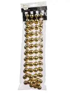 DECORIS PLASTIC BEAD GARLAND XXL декоративная гирлянда из крупных пластиковых бусин для праздничного интерьера и украшения елки
