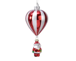 Christmas Tree Ornament Balloon Glass 10.5 cm