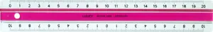 Linex superlineal 20cm S20MM pink straight ruler