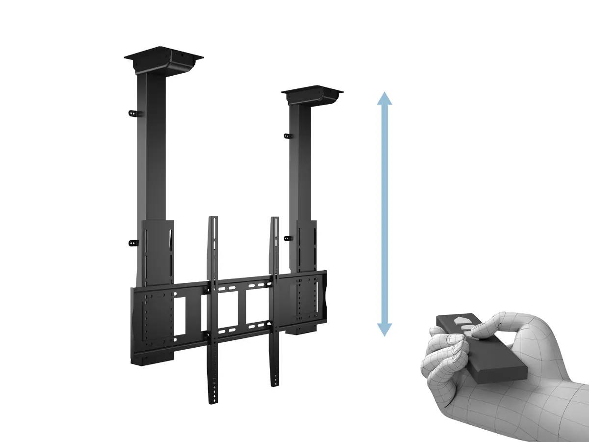 Multibrackets M Motorized TV Lift Duo X-Large Drop Down Photo 2