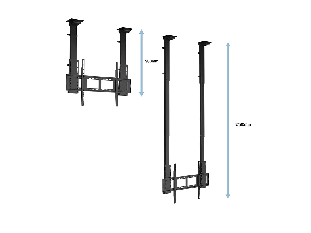 Multibrackets M Motorized TV Lift Duo X-Large Drop Down Photo 18