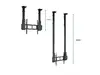 Multibrackets M Motorized TV Lift Duo X-Large Drop Down Photo 18
