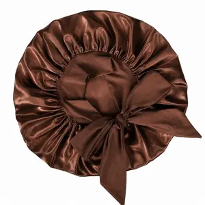 eCarla KCZ03 Satin Sleeping Cap Brown