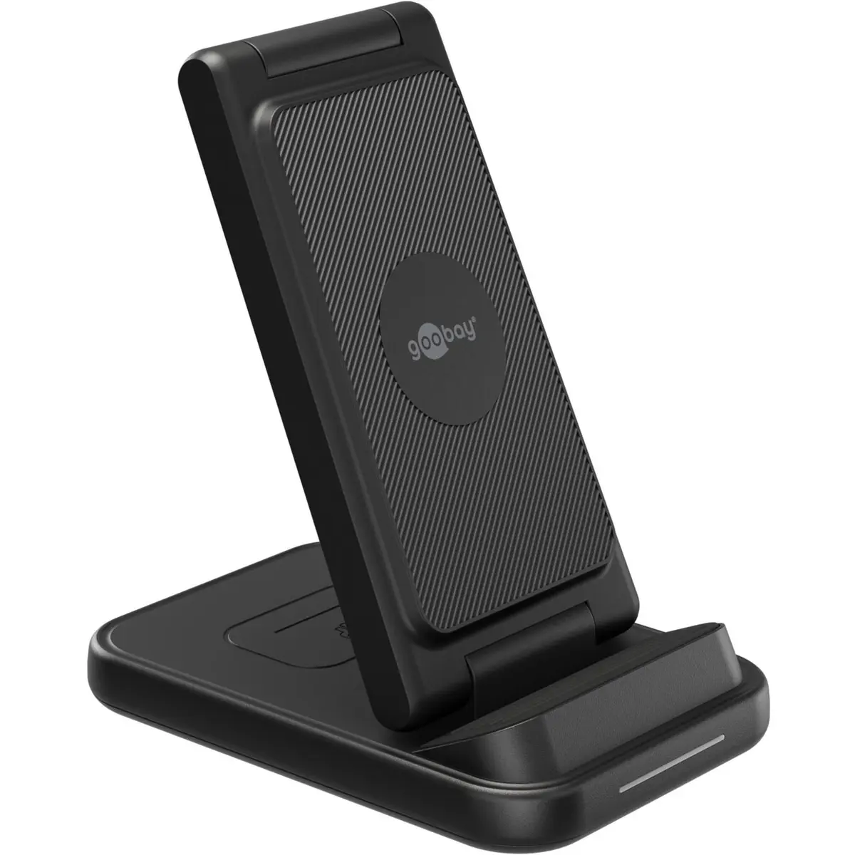 Goobay 3in1 Wireless Charger 15W Black Photo 3