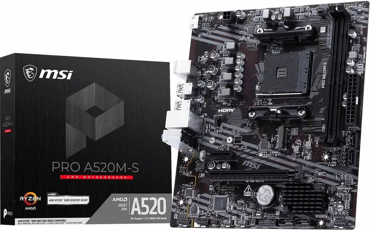 Материнская плата MSI A520M-S AMD AM4 Photo 7