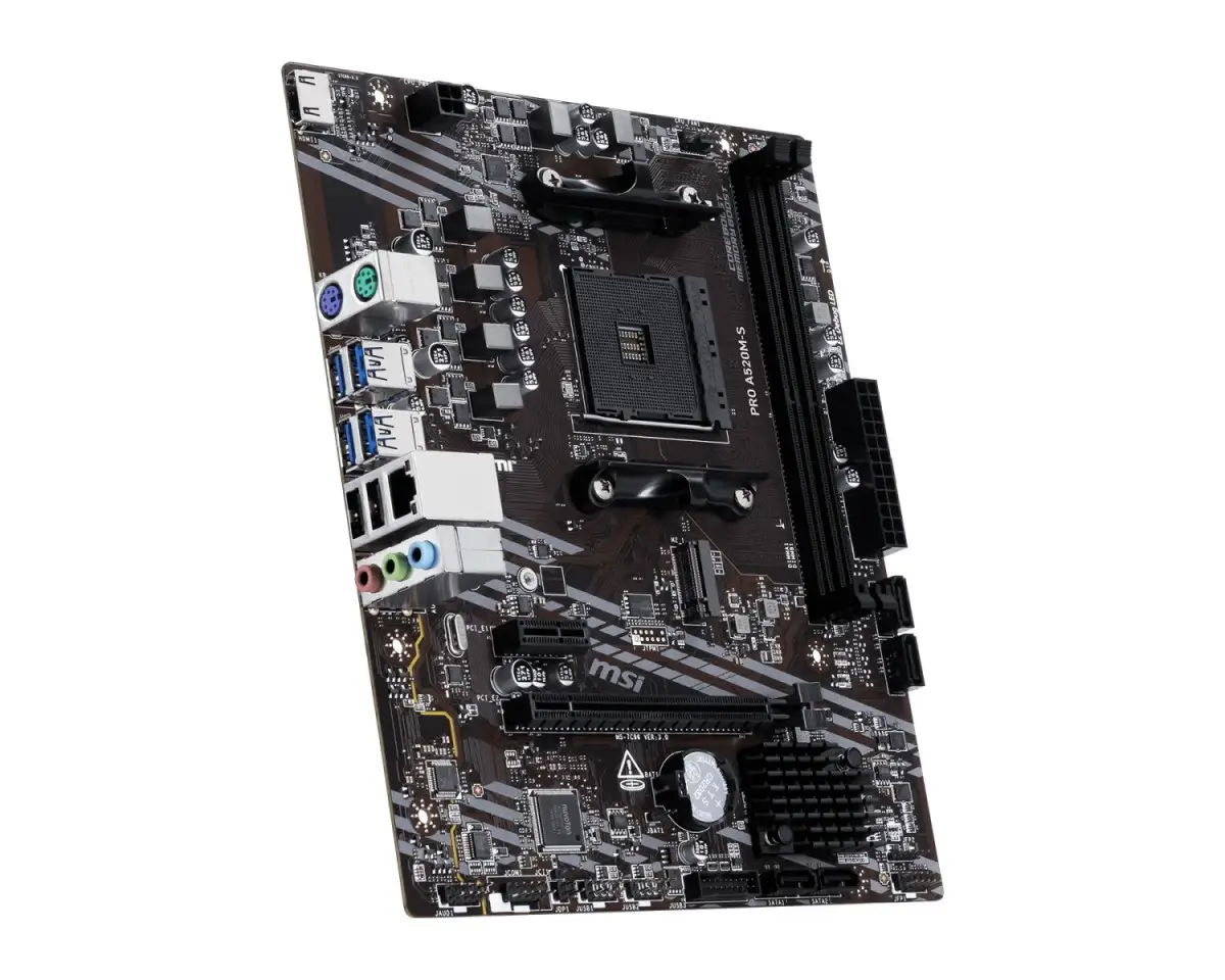 MSI A520M-S Mātesplate AMD AM4 Photo 10