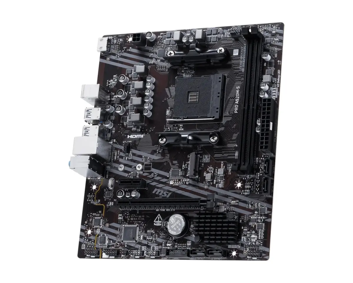 MSI A520M-S Mātesplate AMD AM4 Photo 11