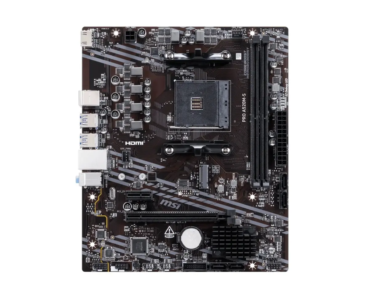 MSI A520M-S Mātesplate AMD AM4 Photo 12