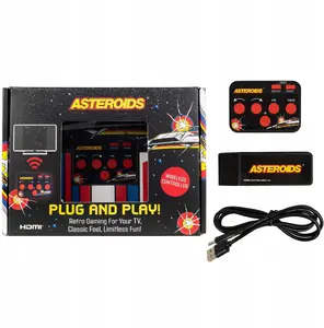 naszswiat Asteroids Atari Retro Plug and Play TV Game Console with HDMI Output and Wireless Arcade Controller