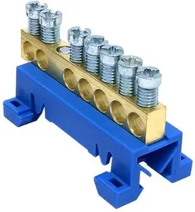 MOREK Neutral Terminal Block N7 Blue 7x16mm MAD0007N33