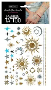 Chlapu Chlap ARTLOOK Metallic Temporary Tattoos Mixed Colors and Designs