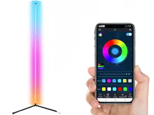 Riff LED RGB Floor Corner Lamp 1.5m with 210 Modes, Remote Control, and Smartphone Application