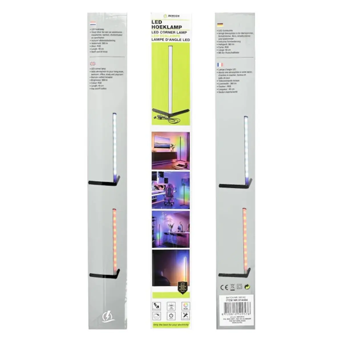 Riff LED RGB Corner Lamp 40cm Photo 3