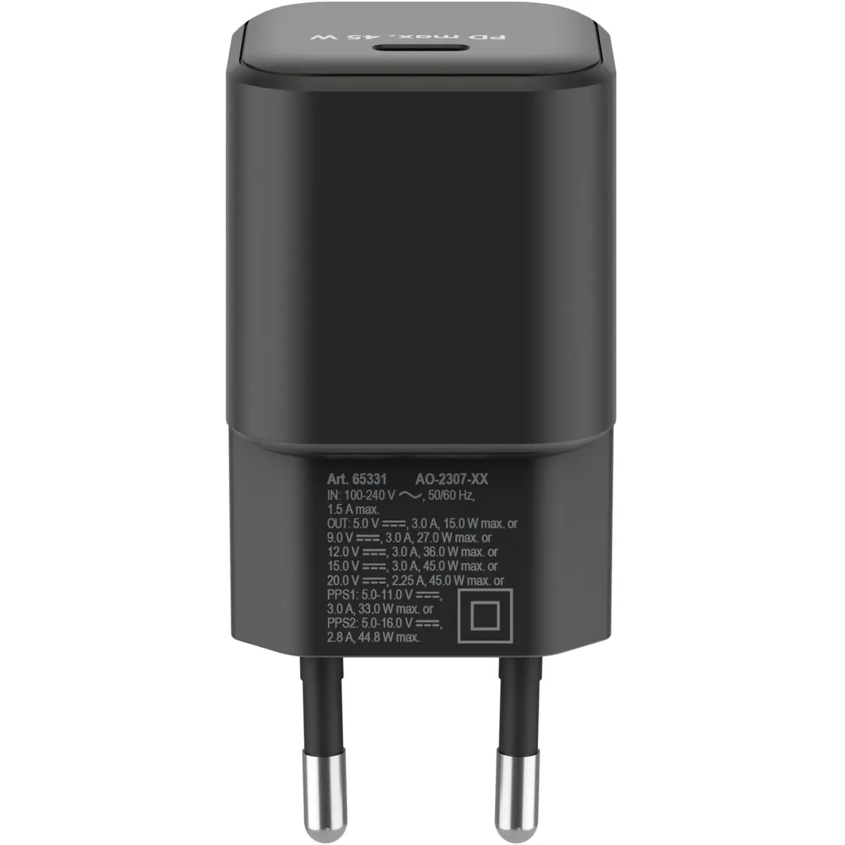 GOOBAY 45W USB-C PD GaN Fast Charger Nano Photo 5