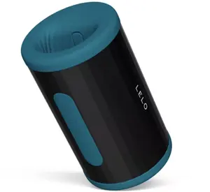LELO F2S Double Sonic Male Stroker with Dual Sonic Stimulation, 13 Pleasure Modes, 16 Intensity Levels, Bluetooth App Connectivity, Teal
