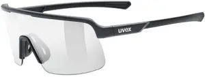 UVEX Ramp Sunglasses with Black Matt Frame and Mirror Silver Lenses