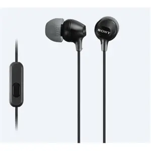 SONY in-ear austiņas (melnas) MDR-EX15APB (Nedaudz boj. iepak.)