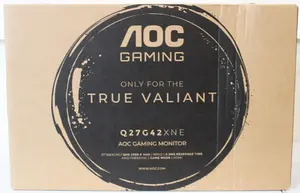 SALE OUT. AOC Gaming Q27G42XNE 27", 2560x1440/1ms/300cd/m², HDMI, DisplayPort, Headphone Out | SALE OUT. | AOC Q27G42XNE | 27 " | VA | QHD | 16:9 | 180 Hz | 1 ms | 2560 x 1440 pixels | 300 cd/m² | HDMI ports quantity 2 | Black | Warranty 36 month(s) | DAMAGED PACKAGING