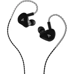 Sharkoon Stealthbite IEM In-Ear Headset Black with USB-A, USB-C, and 3.5 mm Jack Connections