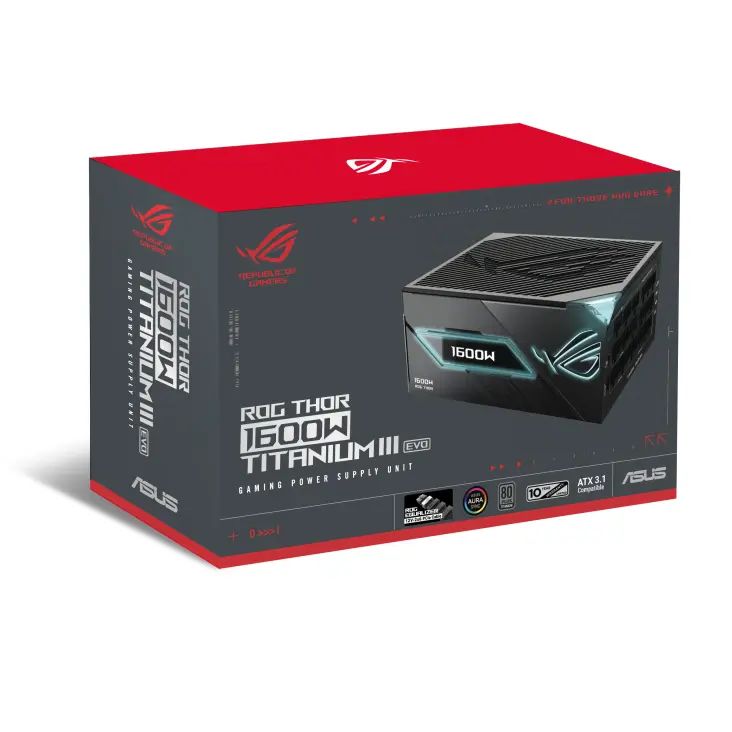 ASUS ROG-THOR-1600T3-GAMING-EVO 1600W Power Supply Unit Photo 10