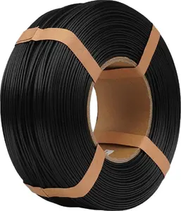 eSun PLA+ 3D kvēldiegs 1.75 mm Melns 1 kg Uzpilde