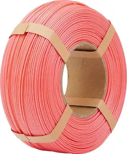 eSun PLA-Basic 3D printera kvēldiegs, 1.75 mm diametrs, rozā krāsa, 1 kg uzpilde bez spoles