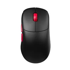 Lamzu Thorn V2 bezvadu spēļu pele 8000Hz melnā un sarkanā krāsā