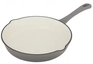 KRISBERG 7716 Grey Enamelled Cast Iron Frying Pan 20 cm