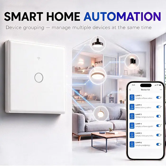 QOLTEC 52715 Smart Touch Light Switch Photo 3