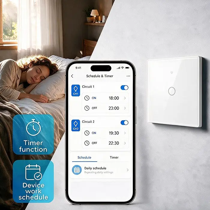QOLTEC 52715 Smart Touch Light Switch Photo 10