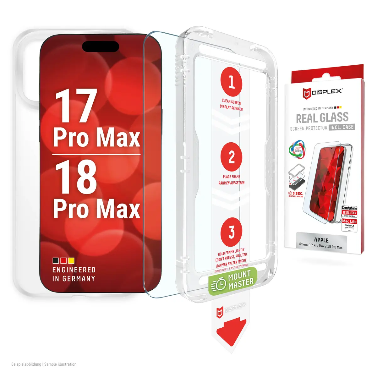 Displex ekrāna aizsargs un vāciņš Apple