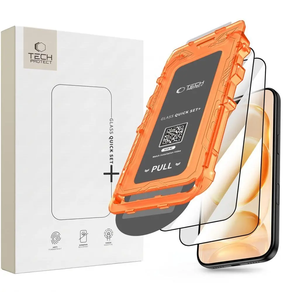 Aizsargstikls Tech-Protect Quick Set+ 2-Pack priekš