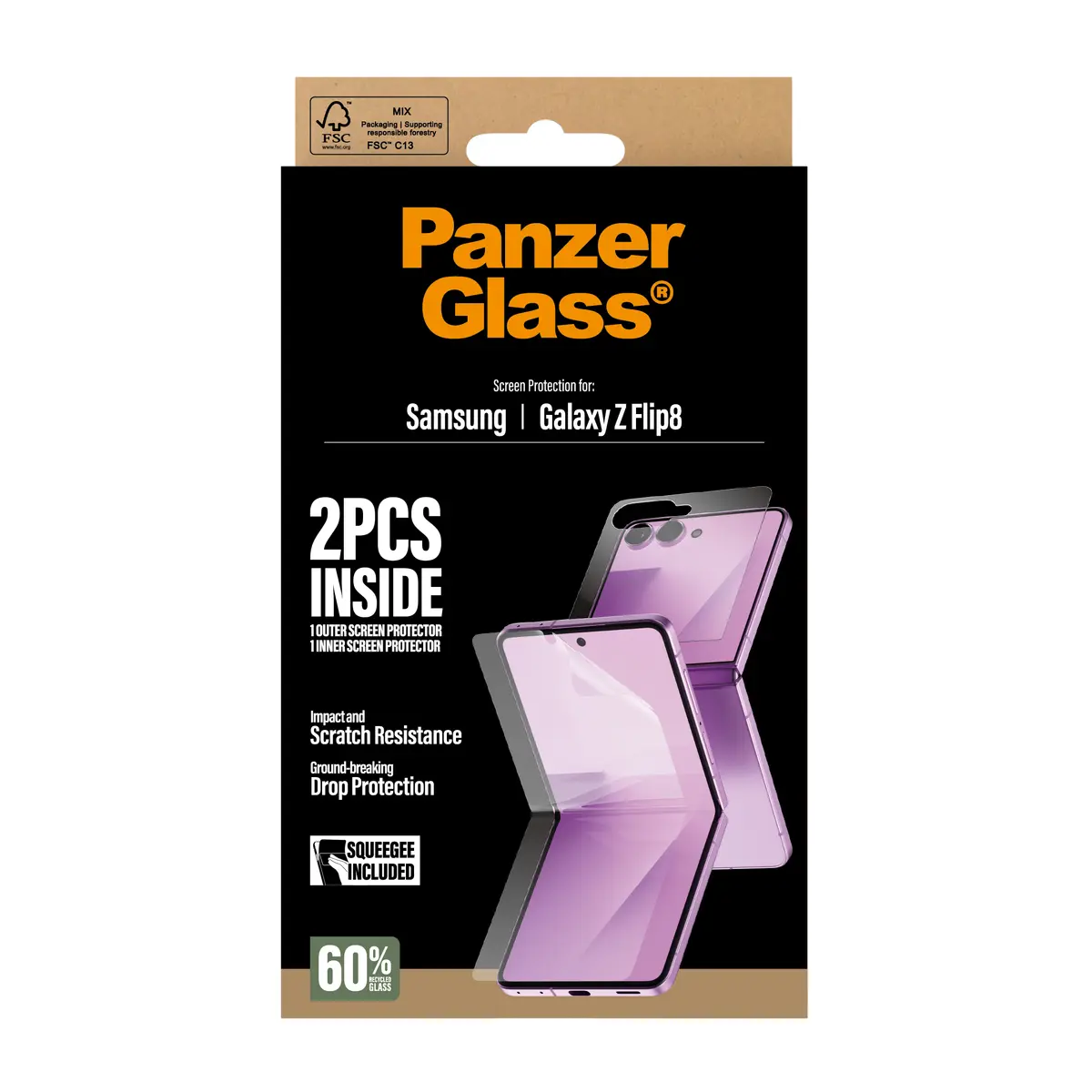 PanzerGlass Screen Protector for Samsung Galaxy Z Flip8 Photo 3