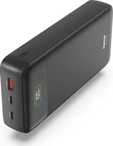 Hama PD27-W65 Ārējais akumulators 27000mAh ar 2x USB-C un USB-A izejām, ātrā uzlāde
