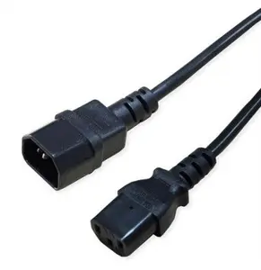 Secomp Strāvas kabelis IEC 320 C14 uz C13 melns 1.8m