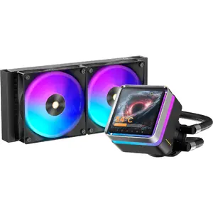 Система жидкостного охлаждения процессора Ocypus Sigma L24 EX ARGB черная с IPS дисплеем